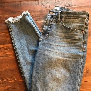 Madewell petite 9” high-rise skinny jeans